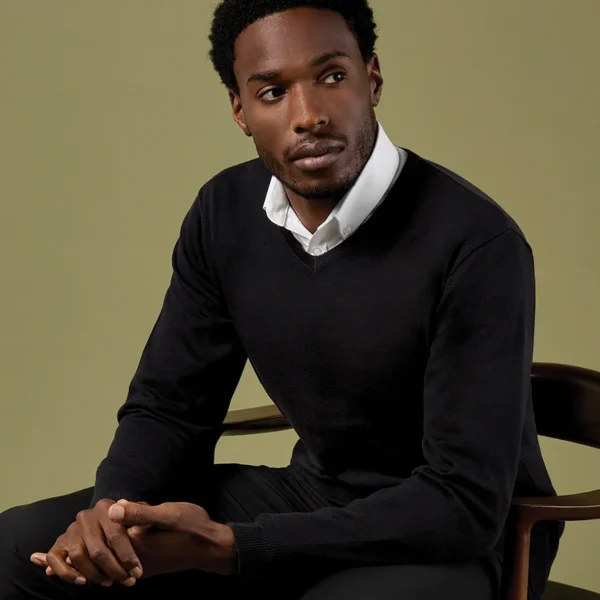 Mens Black Work Knitwear Jumpers and Sweatshirts